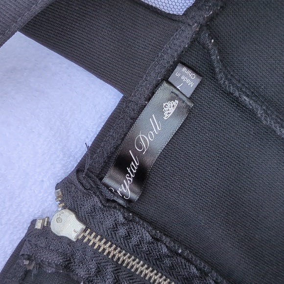 Crystal Doll Black and White Dress, Size 7, Small - Picture 8 of 12